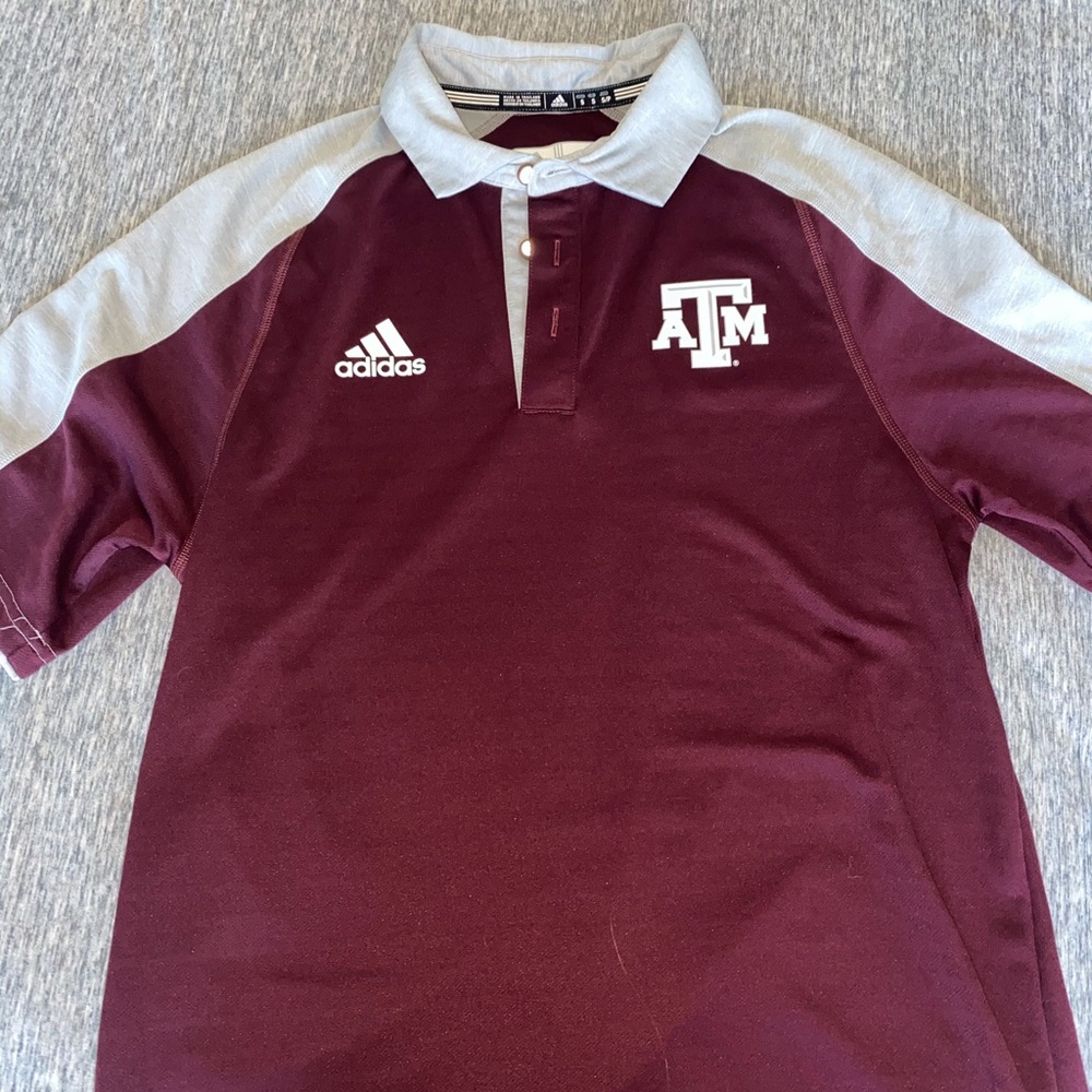 Adidas TAMU Golf Shirt